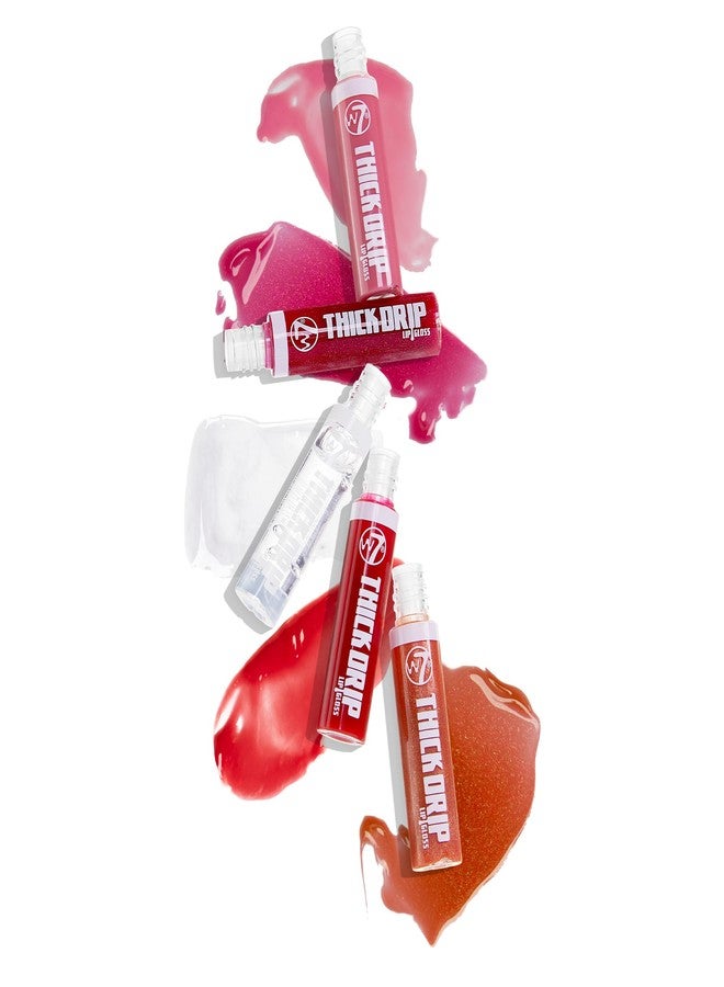 W7 All My Kisses Lip Gloss Gift Set – 5 Piece Thick Drip Collection - Hydrating Lip Care - Stocking Stuffer - Image 4